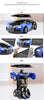 oh my god - Deformation Vehicle Collision Impact One-Button Inertial Bugatti Veyron Toy Car Robot Kid Child Gift