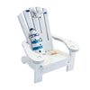 yoyo - Beach Chair Home Decoration Creative Cute Ocean Beach Chair Ornament Wooden Craft Mini Miniature Kids Toy DecoraciÃ³n Hogar