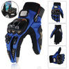 Novelty - 1 Pair Riding Tribe Touch Screen Motorcycle Gloves, Full Finger Hard Knuckle Safety Gloves Motos Luvas Motocross Protective Gear Racing Gloves