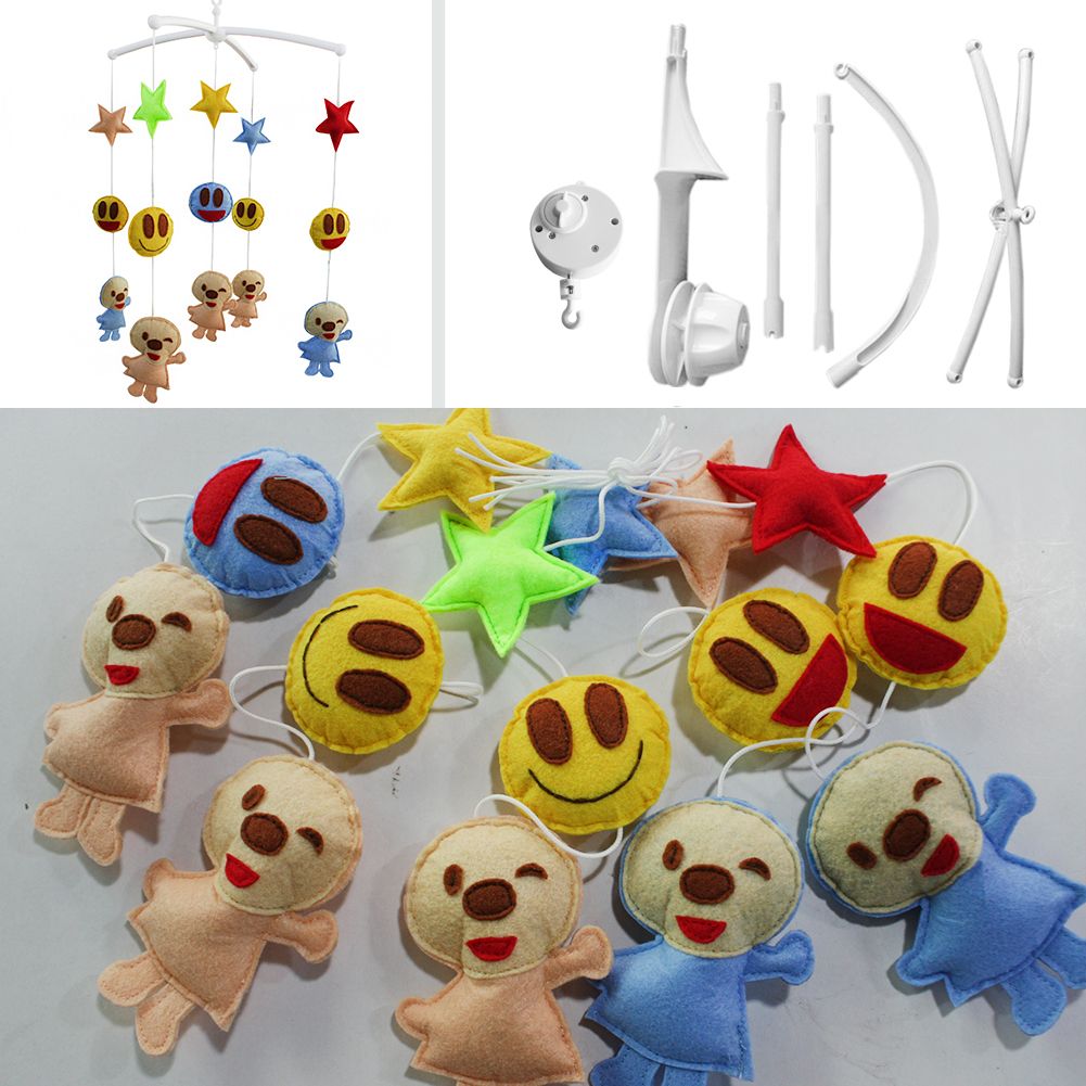 PANDA SUPERSTORE - Halloween Decor Cartoon Monsters Baby Musical Crib Mobile Infant Toy Gift Crib Mobile