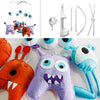 PANDA SUPERSTORE - Blue Red Purple Cartoon Monster Baby Musical Crib Toys Sweet Dreams Crib Mobile Halloween Decor