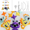 PANDA SUPERSTORE - Colorful Cartoon Monster Baby Musical Crib Toys Halloween Decor Nursery Room Crib Mobile