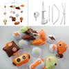 PANDA SUPERSTORE - Orange Monsters Robots Baby Crib Mobile Halloween Decor Musical Crib Mobile