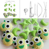 PANDA SUPERSTORE - Baby Musical Crib Mobile Green Monsters Moon Stars Halloween Decor Crib Mobile Infant Toy Baby Gift
