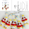 PANDA SUPERSTORE - White Alien Cartoon Monster Baby Musical Crib Toys Halloween Decor Nursery Room Crib Mobile