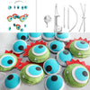 PANDA SUPERSTORE - Green Eyes Cartoon Monster Baby Musical Crib Toys Sweet Dreams Crib Mobile Halloween Decor