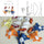 PANDA SUPERSTORE - Fire Breathing Monsters Baby Crib Mobile Halloween Decor Musical Crib Mobile