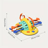 Sensuality Emporium - Baby Sensory Montessori Toy For 6-12-18 Months, Silicone Table Pull String Teething Toy, Educational Bath Learning Birthday Gift Travel Toy For 1 2 3 Year Old Boy And Girl Infant Toddlers