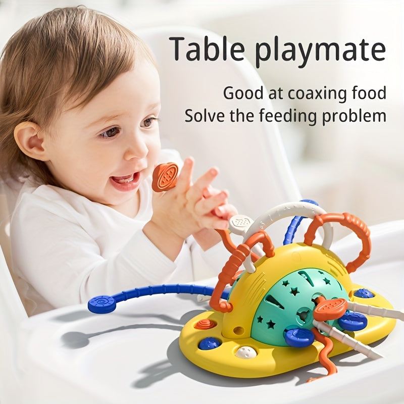 Sensuality Emporium - Baby Sensory Montessori Toy For 6-12-18 Months, Silicone Table Pull String Teething Toy, Educational Bath Learning Birthday Gift Travel Toy For 1 2 3 Year Old Boy And Girl Infant Toddlers