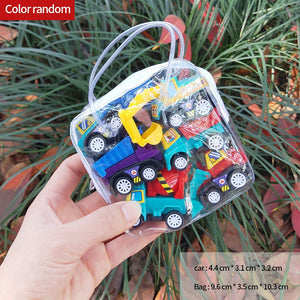 oh my god - Children's Toy 1 Bag 6 Cars Warrior Car Set Fire Truck Model Car Toy Mini Inertial Engineering Vehicle
