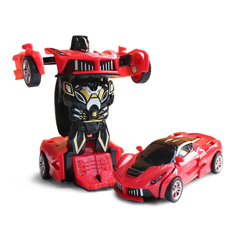 oh my god - New One-key Deformation Car Toys Automatic Transform Robot Plastic Model Car Funny Diecasts Toy Boys Amazing Gifts Kid Toy