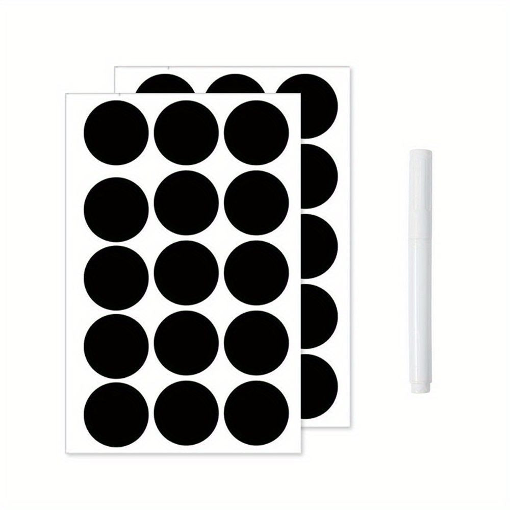 Department Store - 2pcs Blackboard Label With Chalk, Waterproof Can Be Wiped Out Without Dry Rubber Plate Stickers, Home Kitchen Supplies With Chalk Label Stickers Can Be Reused To Use Blackboard Label Stickers