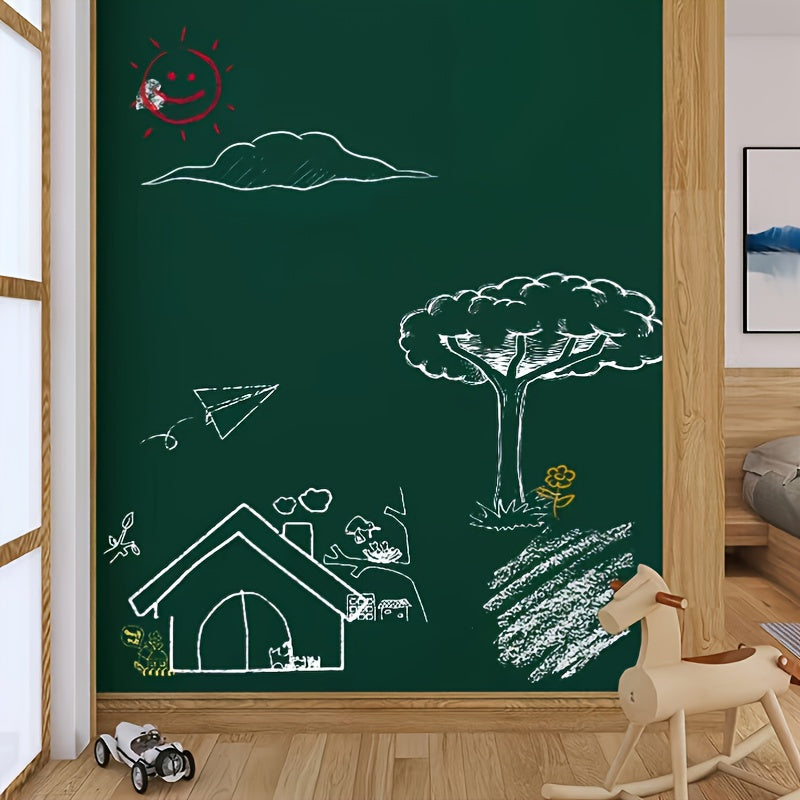 Department Store - 1pc Self-adhesive Blackboard Wall Sticker, Writing Board Sticker, Thickened Blackboard Stickers