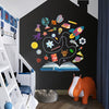 Department Store - 1pc Self-adhesive Blackboard Wall Sticker, Writing Board Sticker, Thickened Blackboard Stickers