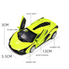 oh my god - 1:36 Green Sian Car Diecast Alloy Sports Car Model Super Racing Lifting Tail Hot Metal Car Wheel Pull Back For Children Gifts