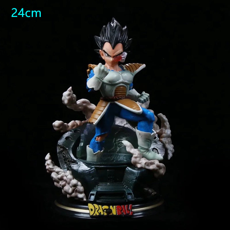 Department Store - Dragon Ball Z Son Goku Sun Gohan Battle Damaged Cartoon Version Super Saiyan Doll Collection Model Toy Children's Gift