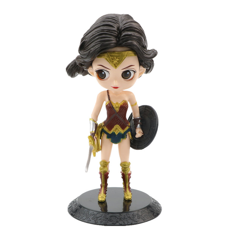 Department Store - Avengers Anime Doll Superhero Iron Man Spiderman Thor Rocky PVC Doll Collection Model Toy 15 Cm