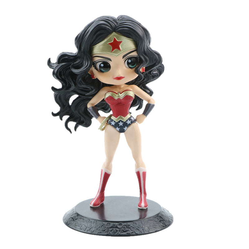 Department Store - Avengers Anime Doll Superhero Iron Man Spiderman Thor Rocky PVC Doll Collection Model Toy 15 Cm