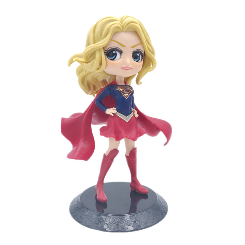 Department Store - Avengers Anime Doll Superhero Iron Man Spiderman Thor Rocky PVC Doll Collection Model Toy 15 Cm