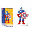 Department Store - Disney Series Building Blocks Hero Cartoon Character Spider-Man Assembled Decompression Model Ornaments Stitch Assembly Toys