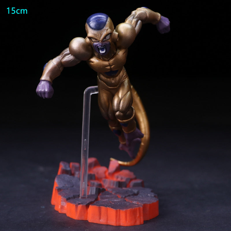 Department Store - Dragon Ball Z Son Goku Sun Gohan Battle Damaged Cartoon Version Super Saiyan Doll Collection Model Toy Children's Gift