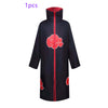 Department Store - Naruto Cosplay Costume Props Ring; Gloves Red Cloud Robe Cloak Kimono Akatsuki Headband Kunai Suit Adult Child Cos Gift