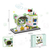 Department Store - Disney Series Building Blocks Pen Holder Doll Stitch Winnie The Pooh Cute Cartoon Image DIY Puzzle Assembling Toy Children Gift