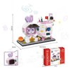 Department Store - Disney Series Building Blocks Pen Holder Doll Stitch Winnie The Pooh Cute Cartoon Image DIY Puzzle Assembling Toy Children Gift