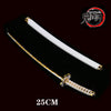 Department Store - Kimetsu no Yaiba Sword Weapon Demon Slayer Satoman Tanjiro Cosplay Sword 1:1 Anime Ninja Knife Wood 25cm Katana Prop