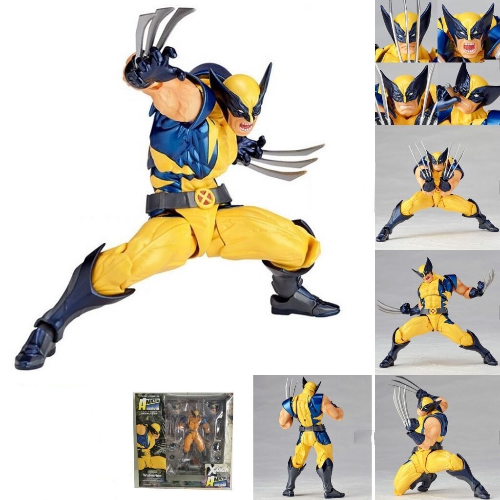 Department Store - Marvel Revoltech Anime Toy Carnage Deadpool Spider-Man Gwen Stacy Venom Wolverine Magneto Captain America Action Figure Toy