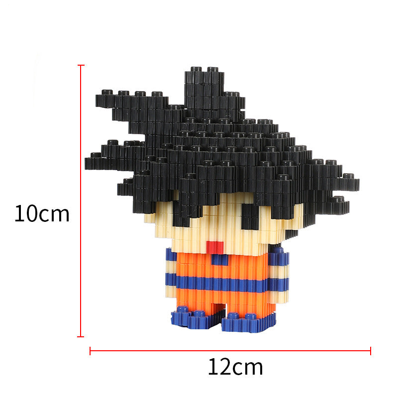 Department Store - One Piece Miniature Small Particle Building Blocks Assembled Toys Creative Luffy Joe Ba Sorong Jigsaw Toys