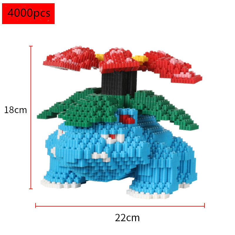 Department Store - PokÃ©mon Anime Cartoon Model Decoration Mini Diamond Particle Building Blocks Pikachu Building Blocks Assembled Educational Toys