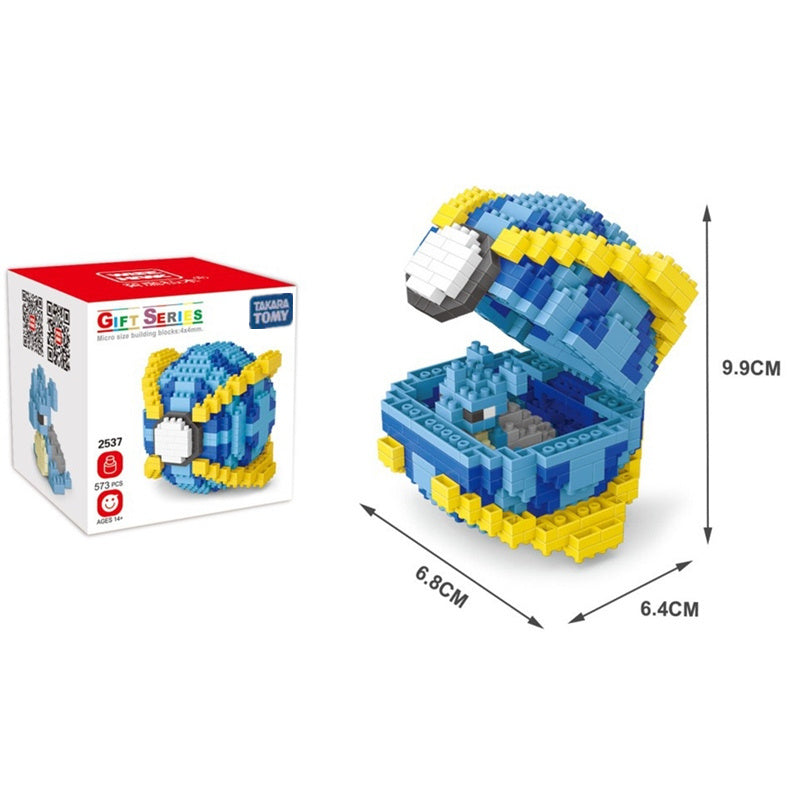 Department Store - 20 Styles Pokemon Ball Blocks Small Particles Mini Pikachu Toy Building Assembled Educational Toys