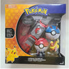 Department Store - TOMY Pokemon Pokeball Belt Pikachu Pokeball Pocket Monster Deformation Model Toy Set Cosplay Action Doll Model Children's Toys