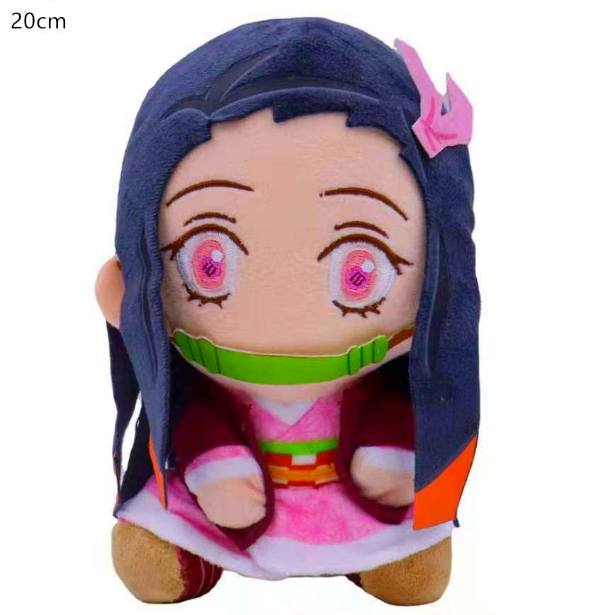 Department Store - 20 Cm Demon Slayer's Blade Plush Toy Kimetsu No Yaiba Kamado Tanjirou Tomioka Giyuu Agatsuma Zenitsu Douma Sabito Plush Doll