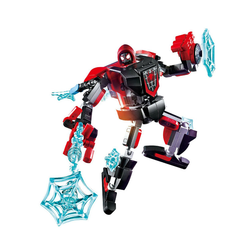 Department Store - Marvel Avengers Mech Toys Thor Spider-Man Thanos Mecha Boy Fighting Insert Model Building Blocks Minifigure Children's Toys