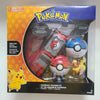 Department Store - TOMY Pokemon Pokeball Belt Pikachu Pokeball Pocket Monster Deformation Model Toy Set Cosplay Action Doll Model Children's Toys