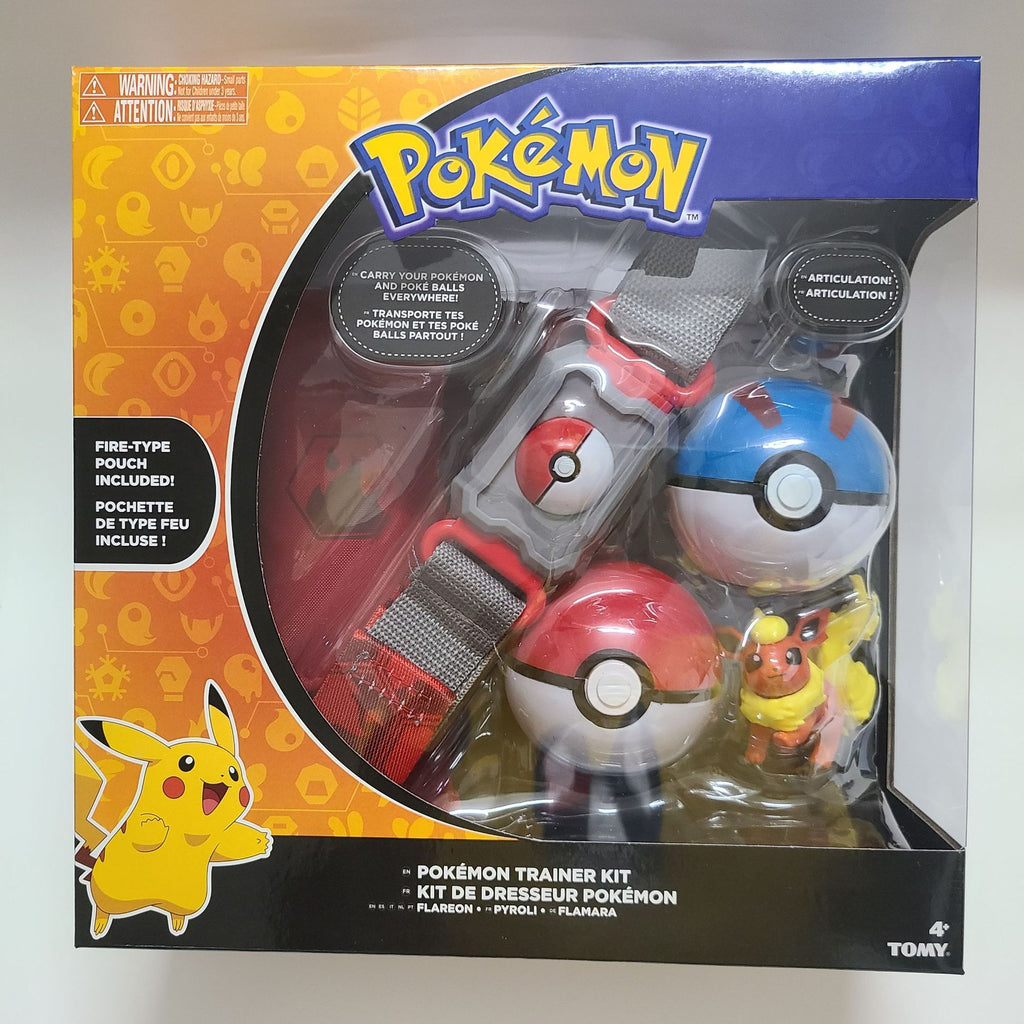 Department Store - TOMY Pokemon Pokeball Belt Pikachu Pokeball Pocket Monster Deformation Model Toy Set Cosplay Action Doll Model Children's Toys