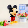 Department Store - Disney Cartoon Mickey Mouse Building Block Puzzle Insert Small Particle Toy DIY Science And Education Assembly Toy Gift