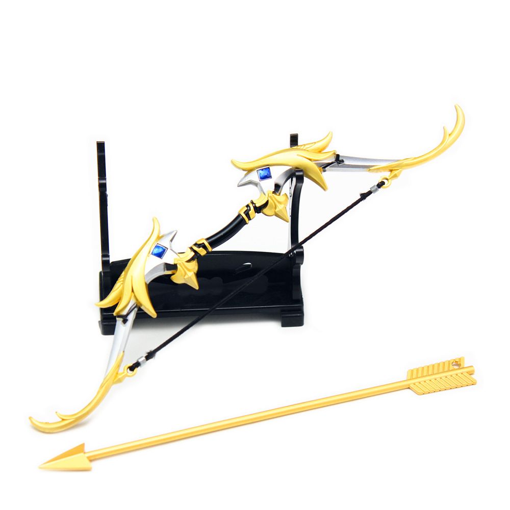 Department Store - Genshin Impact Anime Sword Model Weapon Set Toy Tartaglia Ganyu Venti Klee ZhongLi Diluc Xiao AlloyKeychain Collection Keychain