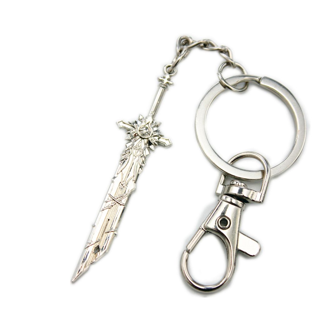 Department Store - Genshin Impact Anime Sword Model Weapon Set Toy Tartaglia Ganyu Venti Klee ZhongLi Diluc Xiao AlloyKeychain Collection Keychain