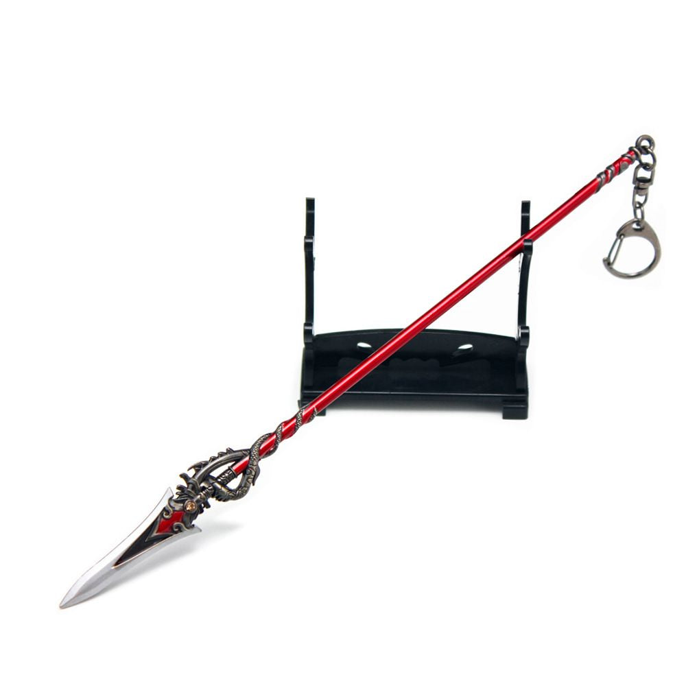 Department Store - Genshin Impact Anime Sword Model Weapon Set Toy Tartaglia Ganyu Venti Klee ZhongLi Diluc Xiao AlloyKeychain Collection Keychain