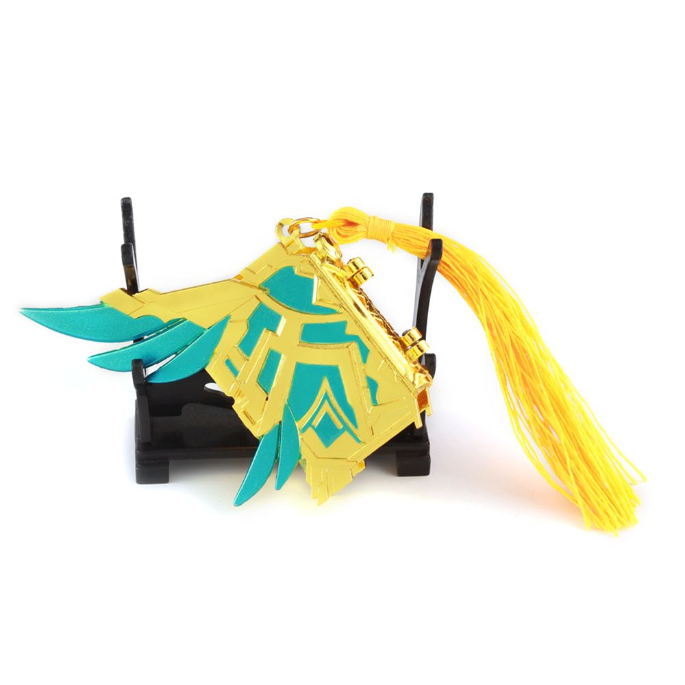 Department Store - Genshin Impact Anime Sword Model Weapon Set Toy Tartaglia Ganyu Venti Klee ZhongLi Diluc Xiao AlloyKeychain Collection Keychain