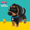 Department Store - Cartoon Simulation Pet Dog Building Blocks Mini Dachshund Poodle Doberman Model Children's Toy Gift Dog Pet Building Blocks