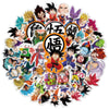 Department Store - 50 Japanese Anime Dragon Ball Graffiti Stickers PVC Waterproof Stickers Luggage Laptop Stickers