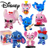 Department Store - Funny Disney Lilo and Stitched Miniature Block Hot Selling Stitch Miniature Blocks DIY Guitar Holding Book Toys Gifts for Kids
