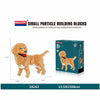 Department Store - Cartoon Simulation Pet Dog Building Blocks Mini Dachshund Poodle Doberman Model Children's Toy Gift Dog Pet Building Blocks