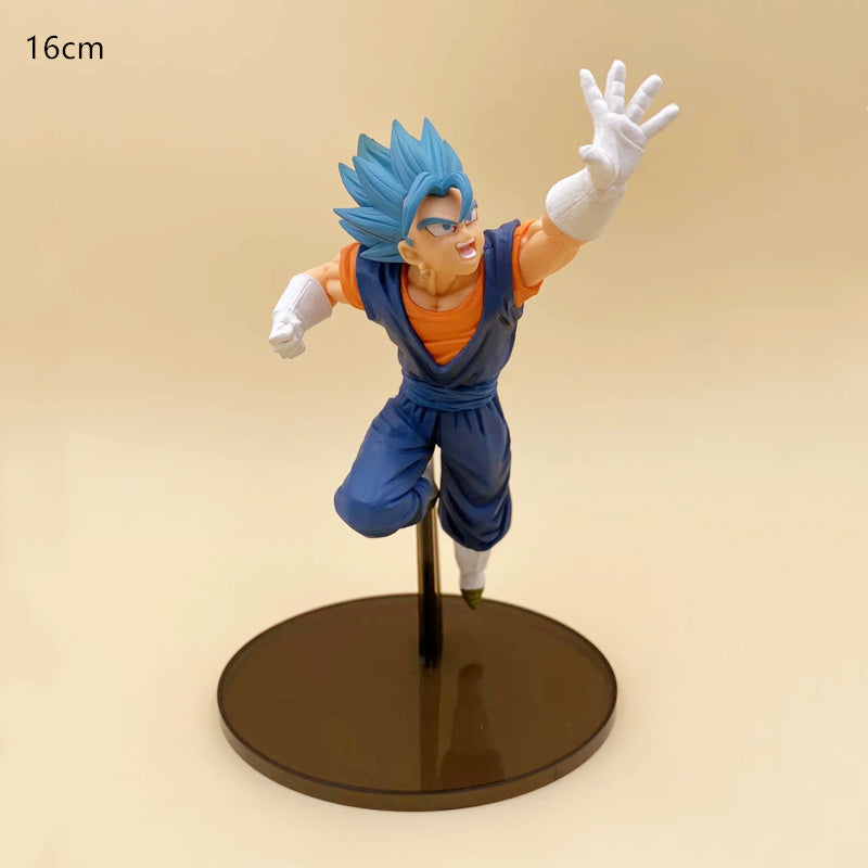Department Store - Dragon Ball Z Son Goku Sun Gohan Battle Damaged Cartoon Version Super Saiyan Doll Collection Model Toy Children's Gift