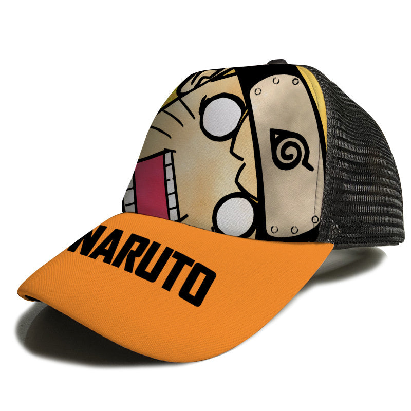 Department Store - Anime Hat Naruto Luffy Demon Slayer Tanjiro Hat Student Men And Women Hip-hop Baseball Cap Sun Hat Trucker Hat