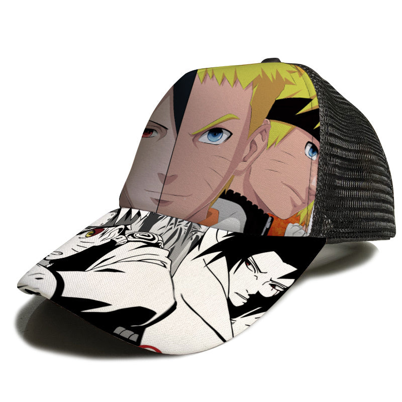 Department Store - Anime Hat Naruto Luffy Demon Slayer Tanjiro Hat Student Men And Women Hip-hop Baseball Cap Sun Hat Trucker Hat